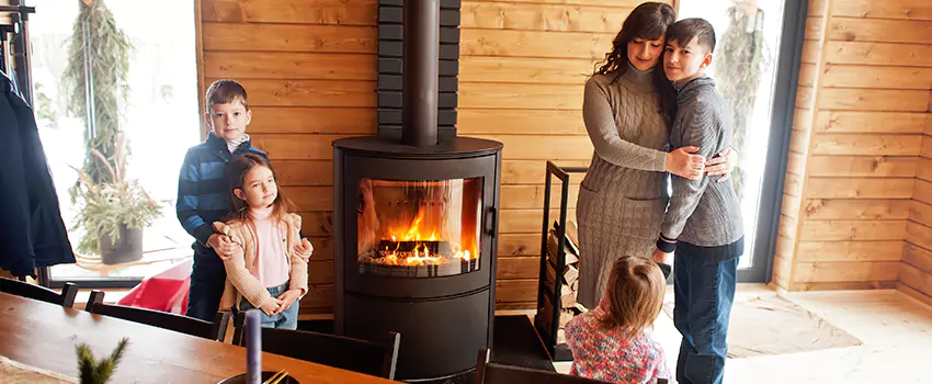 Morso Cast Iron Fireplace Insert Installation in Grand Forks, North Dakota