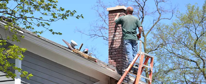 Vinyl and PVC Chimney Flashing Installation in Grand Forks, ND